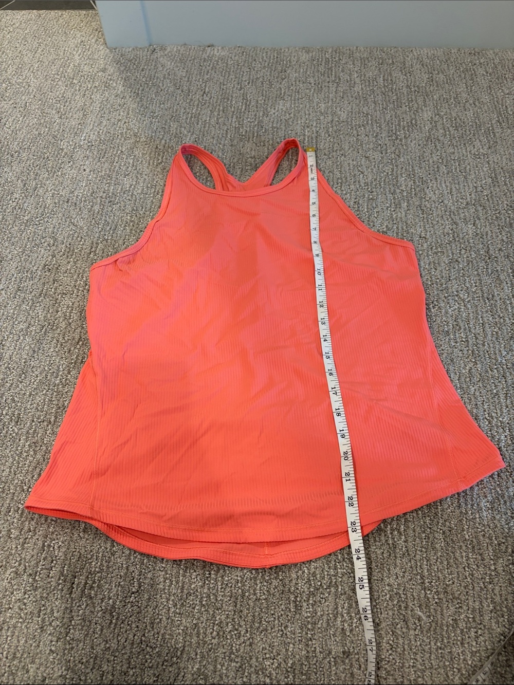 LULULEMON Women's Base Pace Ribbed Tank Top In Raspberry Cream - Picture 3 of 6